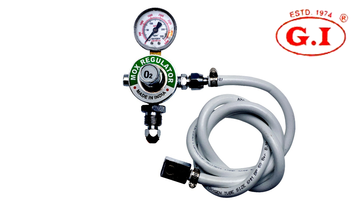 Oxygen Preset Regulator With Pinindex Valve (MOX-11)